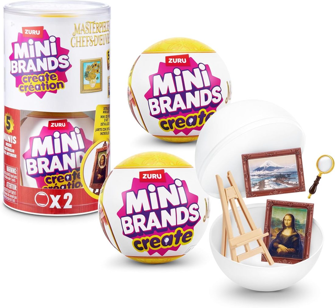 Create Mini Masterpieces Series 1 — 2 Pack by Mini Brands