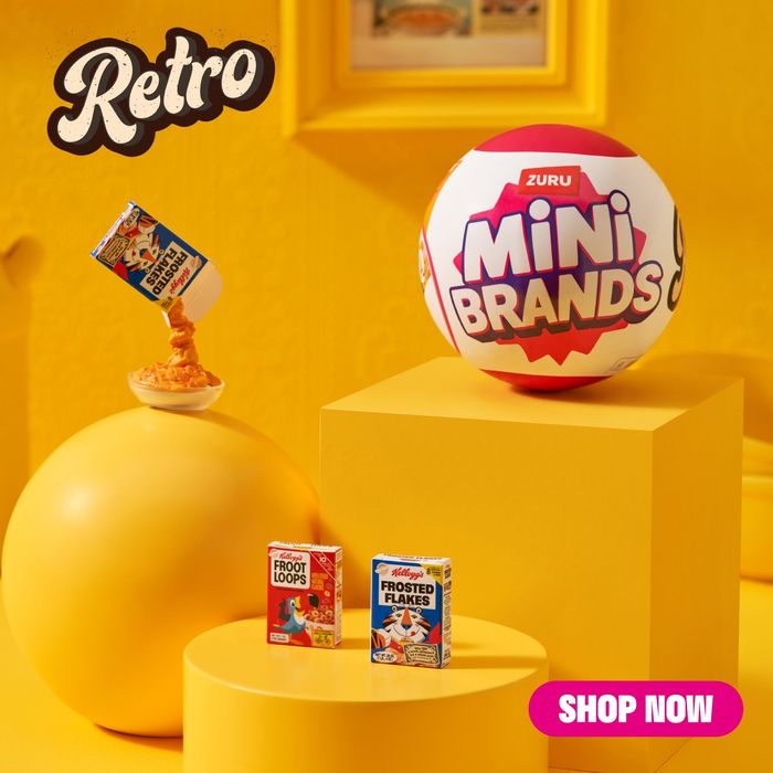 Retro Mini Brands line