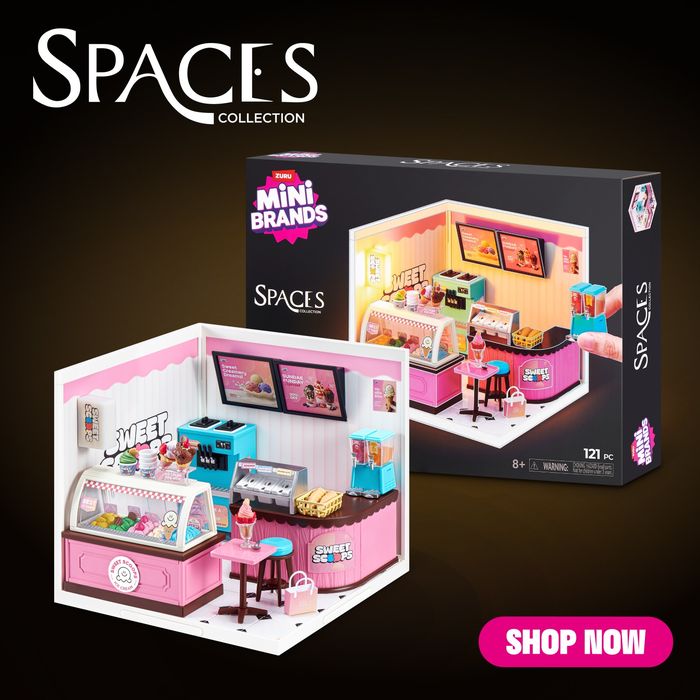 Mini Spaces Mini Brands line