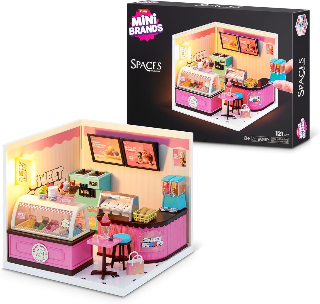 Mini Spaces — Sweet Scoop Ice Cream Shop by Mini Brands