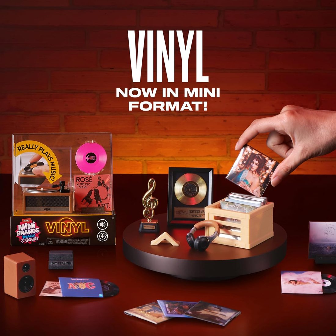 Really Works Vinyl Record Player Playset — view 4